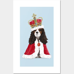 His Majesty King Charles Fun Coronation Souvenir on cream Posters and Art